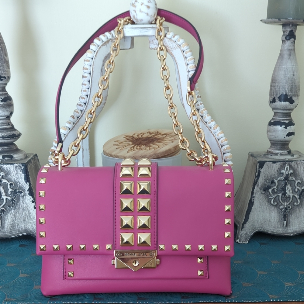 Michael Kors Cece Studded  Shoulder/Crossbody Bag